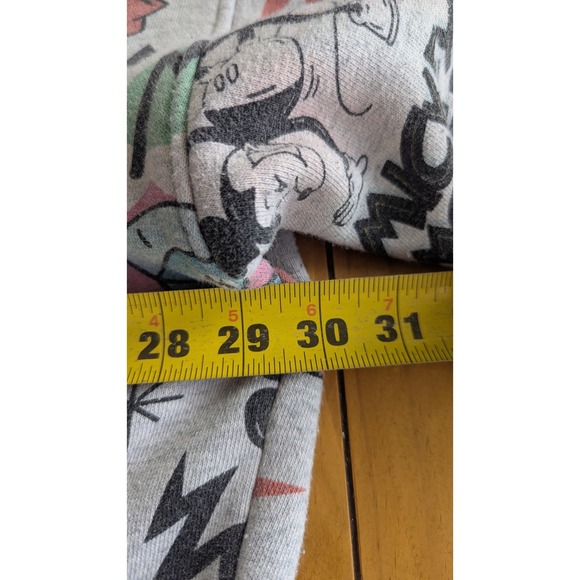 Disney Artist Series Mickey Mouse All Over Print Hoodie‎ Oversized Sweatshirt XL - Picture 3 of 6